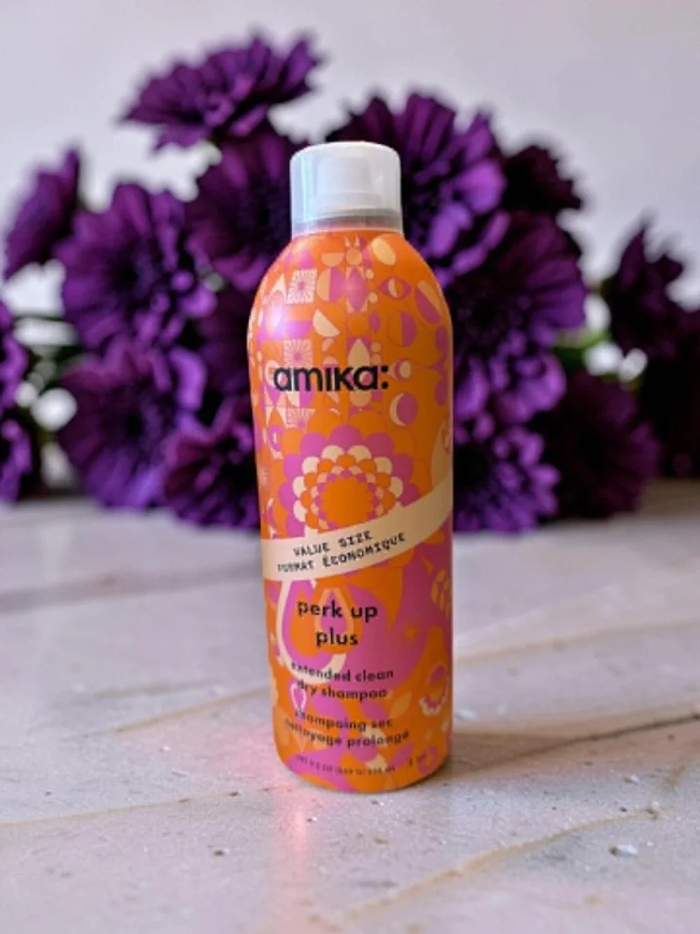 Amika Perk Up Plus Extended Clean Dry Shampoo Jumbo Value Size 9.5 oz